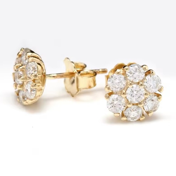 Jewelry - Gold Filled Cubic Zirconia Stud Earrings